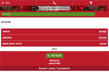 Tablet Screenshot of ameliafloristandgifts.com